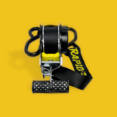 Rapid Ratchet - Black - Auto Retractable Ratchet Strap