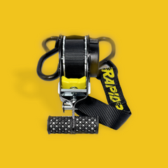 Rapid Ratchet - Black - Auto Retractable Ratchet Strap