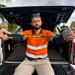 Rapid Ratchet - Silver - Auto Retractable Ratchet Strap