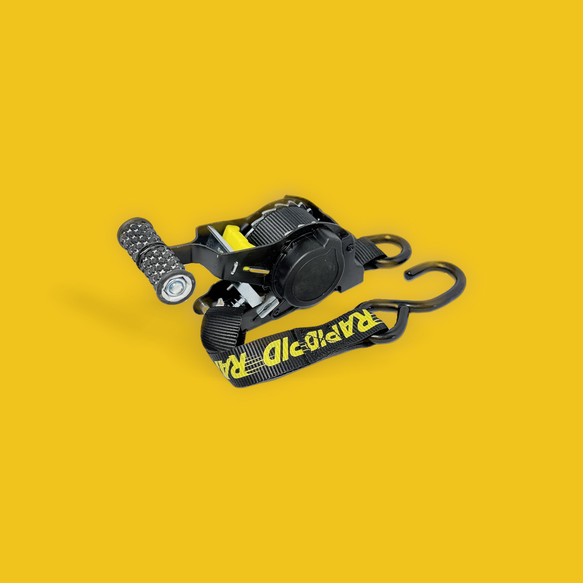 Rapid Ratchet - Black - Auto Retractable Ratchet Strap
