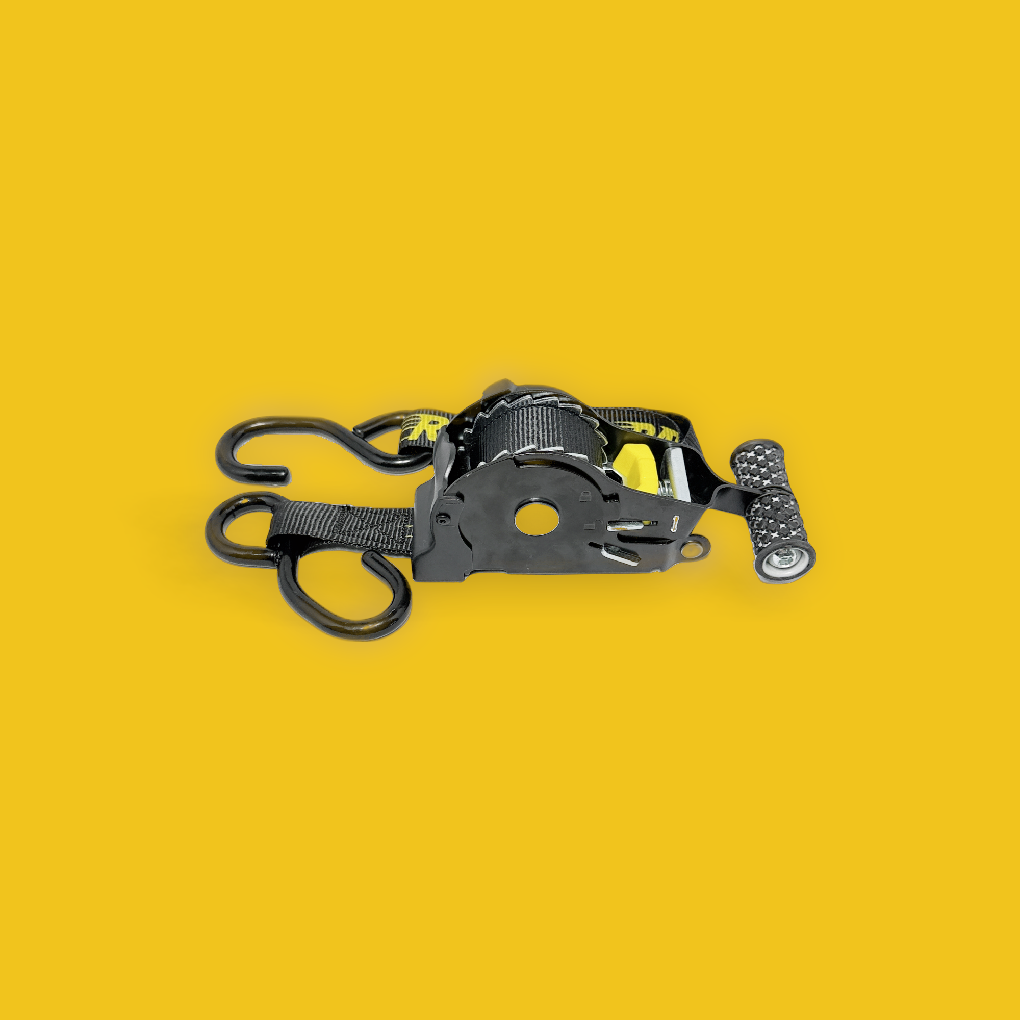 Rapid Ratchet - Black - Auto Retractable Ratchet Strap